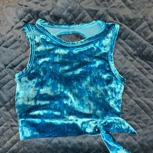 Just Jake velour dance top